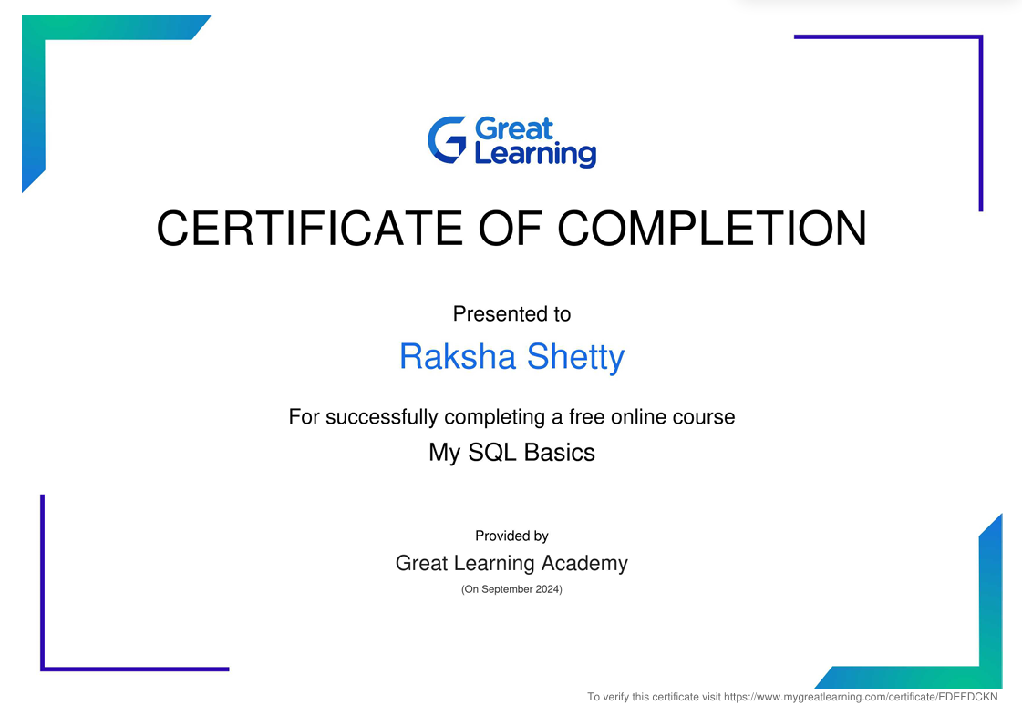 SQL Basics
